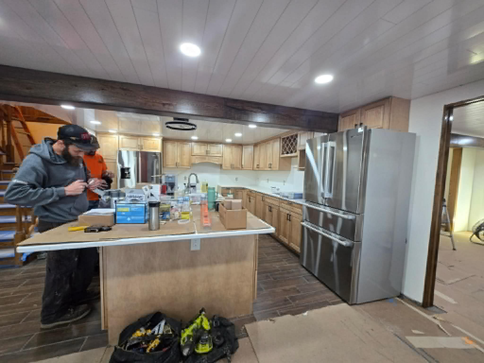 Recent kitchen island remodel project